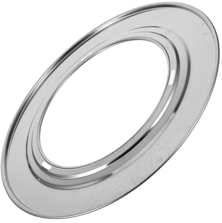 Cabilock Stainless Steel Steamer Basket round Steaming Pot Ring 27.5cm Outer Diameter Vegetable Steamer Adapter for Dumplings Dim Sum Cooking Kitchen Accessory