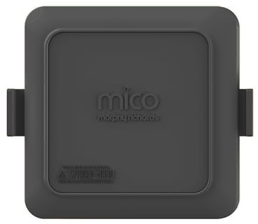 Morphy Richards Mico Microwave Toastie Sandwich Maker and Grill, Silicone Microwaveable Cookware, Non-stick Coating, Heatwave Technology, Compact, Dishwasher Safe, Quick/Easy Cooking, Black, 511643