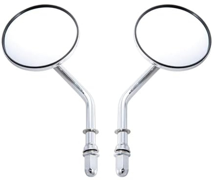 Für Dyna Für Bobber Für Chopper Für Touring M8 Motorrad Runde Rückspiegel Seite Spiegel Rückspiegel Motorradspiegel(Color-C)