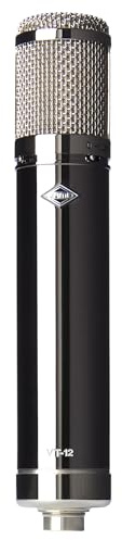 Fame Audio Pro Series VT-12, Röhrenmikrofon in Anthrazit, Echtkondensator, Multi-Pattern, 20-20.000Hz, XLR 3 Pol, für Einsteiger und Fortgeschrittene, inklusive Etui