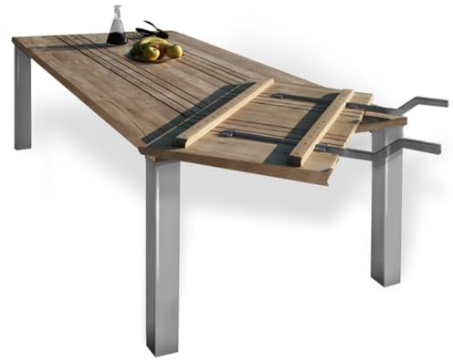 Matahari Gartentisch/Esstisch Phönix 280x96 cm Teakholz/Edelstahl, ST-T1-160-A