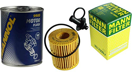 Original MANN Ölfilter HU 7009 z + SCT Motor Flush Motorspülung