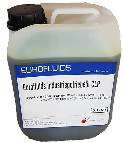 Eurofluids Industriegetriebeöl CLP 68 Getriebeöl ISO VG 68 | 5-Liter-Kanister