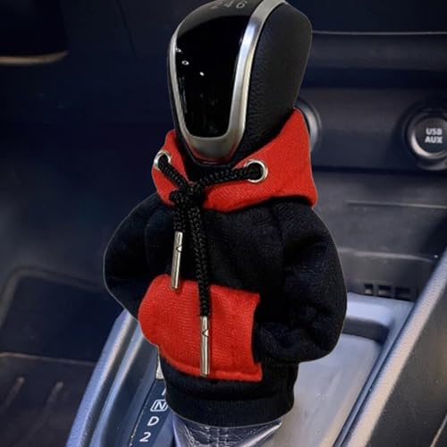 Joyivike Hoodie Schaltknauf Abdeckung Für Auto 1/3 Stück Hoodie Pulli Für Schaltknauf, Niedliche Schaltknauf-Abdeckung, Funny Auto Schalthebel Überzug Hoodie Für Schaltknüppel Dekoration Innenzubehör