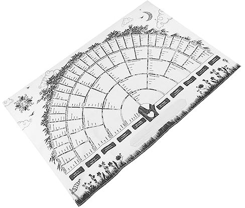 LALAFINA Familienstammbaum Poster 60x90cm Ausfüllbares Genealogie Diagramm Für Familiengeschichte Praktisches Ahnendiagramm Für Generationen Canvas Für Lange Haltbarkeit Für