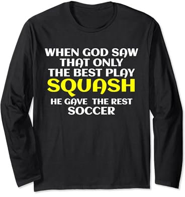 Squash Trainer Lustiger Squash Spruch Squash Spieler Langarmshirt