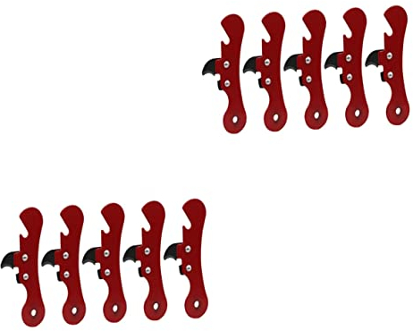 Apriscatole, 10 pezzi Apriscatole for pappagalli Apriscatole elettrico Conveniente Accessori for la casa Apriscatole professionali Robusto strumento di apertura della lattina