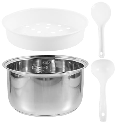 Operitacx Pot Intérieur Antiadhésif Pour Cuiseur À Riz Accessoires Cuiseur Riz Cuve De Remplacement 8.27 X 8.27 X 4.33 in Pour Soupe Et Gâteau