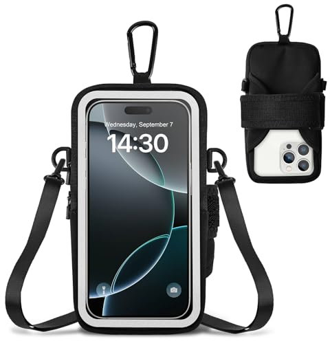 Guzack Brazalete Movil Running [Multifunción] Brazalete Deportivo, Ajustable Funda Movil Correr para iPhone 16/15/14 13 11Pro MAX/Samsung Galaxy S24/S23/S22 Porta Runnning Accesorios 6.9 Pulgada