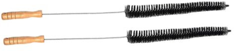 JEWEDECO 2pcs Dryer Vent Cleaner Brush Long Handle Cleaning Brush for Washing Machine Dryer