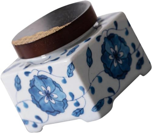 TUKRPQMRI Théière en porcelaine bleue et blanche, délicate, produits ménagers, céramique/1167