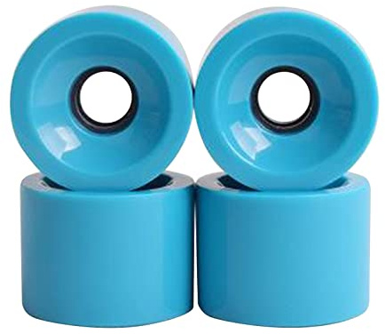 DimyFew Vuelas Duraderas de Longboard para Un Crucero Suave - Conjunto de 4, Azul