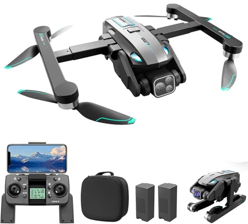 OBEST GPS Drohne mit Kamera 4K, Faltbar RC Drone, 2 Akku 36 Mins