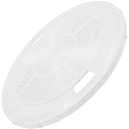 HANABASS Couvercle Protection Accessoire Piscine Skimmer de Blanc de Abs en Compatible de Remplacement Sûr et Entretien de Filtre