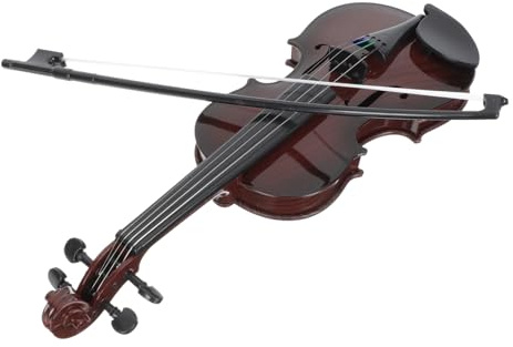 Hohopeti Violon Garçon Fille Jeu Éveil Musical pour Garçons et Filles Couleurs Vives et Cordes Ajustables Couleur Aléatoire