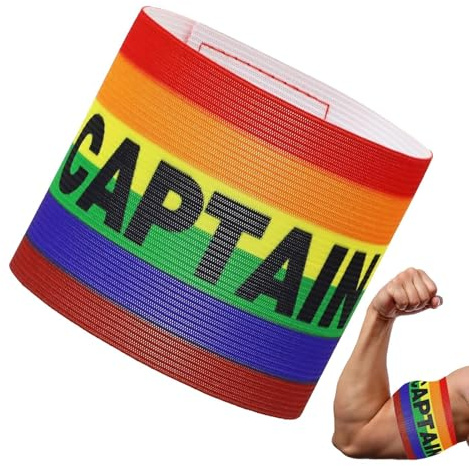 Generico Bandeau de capitaine | Bandeaux colorés pour capitaine adulte Football - Accessoire sportif pour leader de volley-ball jeunes et adultes pour les entraînements et les matchs