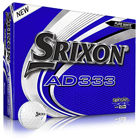 Srixon AD333 Golfbollar, 12 Stycken, Vit