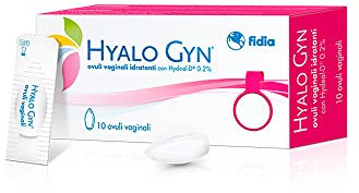 Hyalo Gyn – Ovuli Vaginali Contro la Secchezza Vaginale |10 Ovuli | Tecnologia Hydeal-D® 0,2% a Base di Acido Ialuronico | 1 Somministrazione Ogni 3 Giorni