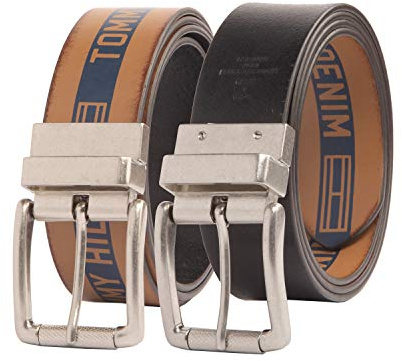 Tommy Hilfiger Herren Wendegürtel - Blau - X-Large