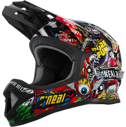 O'NEAL | Mountainbike-Helm | Kinder | MTB Downhill | ABS Schale, Lüftungsöffnungen für optimale Belüftung & Kühlung, Robustes ABS | Sonus Youth Helmet Crank | Multi | Größe M