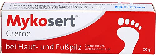 Mykosert Creme bei Haut- und Fußpilz, 20 g
