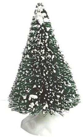Culpitt Bristle Christmas Tree Cake Topper, Realistic Snow Tipped Fir Tree For Festive Cake or Table Decoration, 62mm - Pack of 3