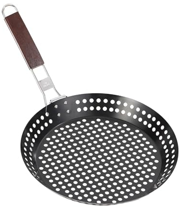 kowaku Padella per Grigliare teglia per Grigliare Padella Rotonda per Barbecue Padella per Grigliare Padella per Grigliare casa Zaino in Spalla Cucina Viaggi