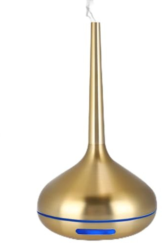 Diffusers for Home, 120ml Scented Diffuser Humidifier 7 Colors LED Night Light Gold for Yoga Office Bedroom Baby Room Air Humidifier Gold