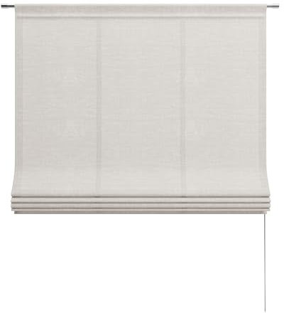 Neutex for you! Allure Raffrollo, Vorhang, Gardine, 140 x 60 cm (H/B), Made in Germany, Oeko-Tex Standard 100, Transparent Cappuccino