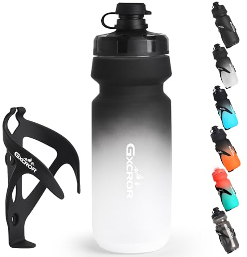 Fahrrad-Flaschenhalter mit Trinkflasche Set - Leichtes, langlebiges & sicheres Trinkflaschensystem, einfache Montage, ideal für Sport, Outdoor, MTB & Rennrad