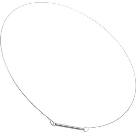 Dichtungsring für Waschmaschinentür aus Stahl, Silber, 31 Cm | Dichtungsklemme mit Sicherem Halt, Passende Klemmung für Frontblende, Einfache Montage