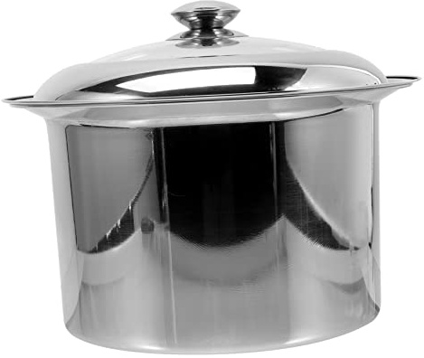OATIPHO Edelstahl Urinal mit Deckel 22cm Dickwandig Patientenurinal Tragbar für Kinder Erwachsene Nachtgebrauch Badezimmerhilfe