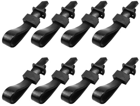 Orivin Lot de 8 attaches en caoutchouc pour arbres, sangles de support réglables ou pour tuteurage d'arbres de jardin extérieur