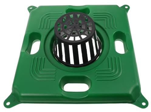 SEWACC Île Flottante pour Étang, Jardinière Flottante en Plastique, Design Modulaire, pour Plantes Aquatiques et Fleurs, Jardin Aquatique Extérieur