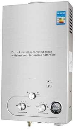 Chauffe-eau instantané à gaz GPL/gaz naturel 8L à prix réduit(LPG)