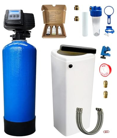 Addolcitore Acqua Biblocco 16l Toodo Fleck 5600 Sxt Completo Di Kit Di Installazione
