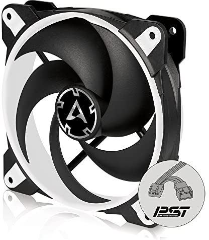 ARCTIC BioniX P120 – 120 mm Ventilador de Caja para CPU con PWM Sharing Technology (PST), Motor Trifásico Muy Silencioso, Computadora, 200-2100 RPM – Blanco