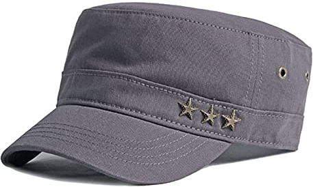 Adantico Herren Militär Armee Unisex Kappe Einstellbar Baseballmütze Damen Flat Cap