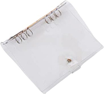 Operitacx Pvc Notebook Abdeckung Mit Sechs Löchern Und Metall-druckknopfverschluss Für Notizbuch Schutz Als Büro Und Schulmaterial Für Schüler Und Lehrer