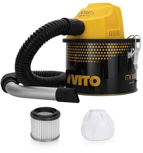VITO - Aspirateur de cendres 800W 4L Filtre HEPA Cendres Jusqu'à 40°C