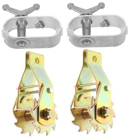 ORFOFE 4pcs Heavy Duty Wire Rope Tensioner for Garden Fencing Strong String Outdoor Use