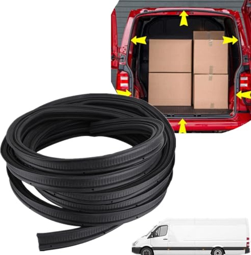 5.4M Heckklappendichtung Dichtung Heckklappe Kompatibel für VW Transporter T4 Rahmendichtung, Gummidichtung Alle Modelle Bus Kasten 721827705B Auto Türdichtung