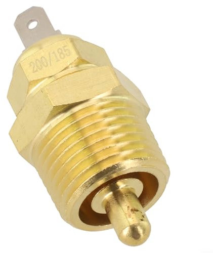 HOHOVYVY Lüfterthermostatschalter，1 Stück Lüfter Thermostat Temperaturschalter TEMPERATURSENSOR KÜHLGEBLÄSESCHALTER(200°On - 185°Off)