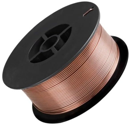 GETAJGHSD 1rotolo Filo Saldatura Acciaio al Carbonio Gasless per Uso Esterno Alta Penetrazione e Bassa Spruzzatura per Riparazioni e Lavori Strutturali Leggeri