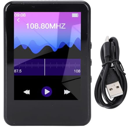 CheoTime 128 Go MP3 Player Bluetooth 5.0 Tactile Screen Music Player, Portable Smart Tactile Screen MP4 Lecteur avec Une caméra Bluetooth Peut Utiliser pour la Radio FM, E-Book