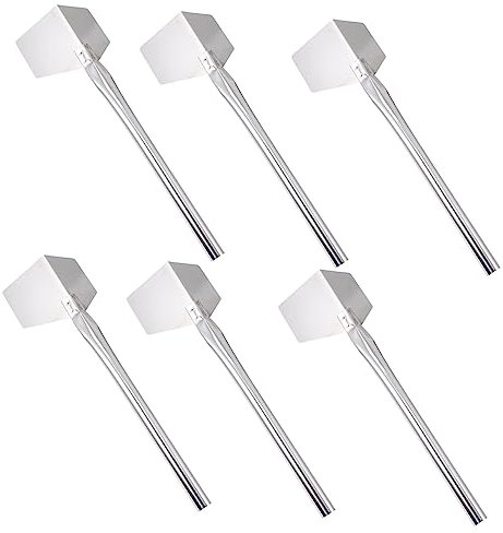 NUOBESTY 6pezzi Cazzuola Angolare in Acciaio Inossidabile Utensile Ergonomico Per Cartongesso Cazzuola Decorativa Per Stucco Coniche e Antiscivolo