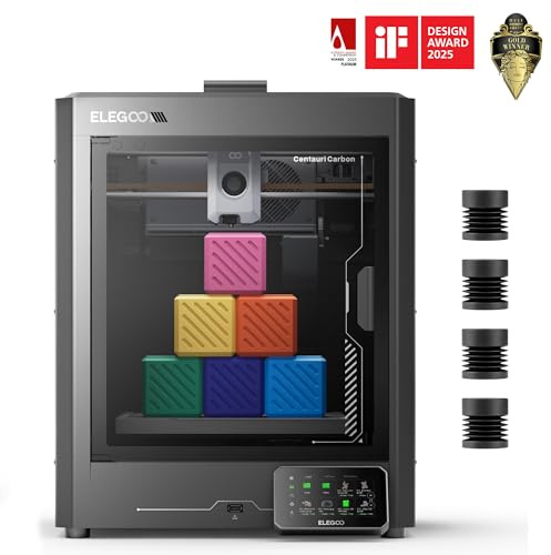 ELEGOO Centauri Carbon 3D Printer, Plug and Play, Beginner-Friendly