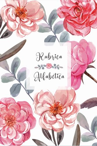 Rubrica Alfabetica: Taccuino alfabetico formato A5 dalla A alla Z - 4 pagine per ogni lettera con riferimenti /110 pagine.06