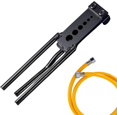 Penlimly Pince à arrondir pour tubes en cuivre, pince de réparation de tuyaux | Outil manuel multifonctionnel avec 6 trous pour la réparation de la réfrigération et la plomberie Diamètre 0,4/0,5
