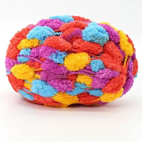 XWNXQ 4/6/8/10 pelotes de 130 g de Fil Doux à Pompons, Fil épais tricoté à la Main, pour écharpes, Coussins et couvertures au Crochet à Faire soi-même